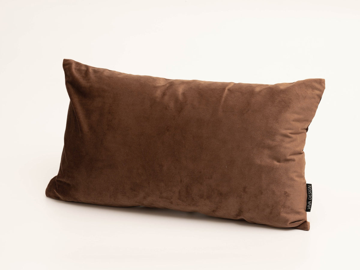 Cinnamon velvet Linea pillow